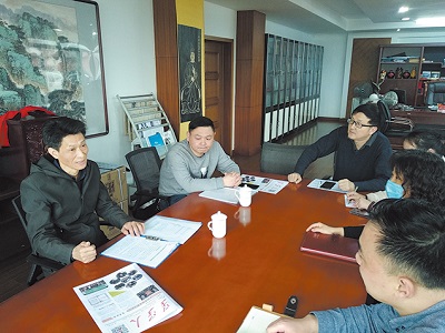 金安区就业局杨向东局长一行深入安徽星星集团走访调研